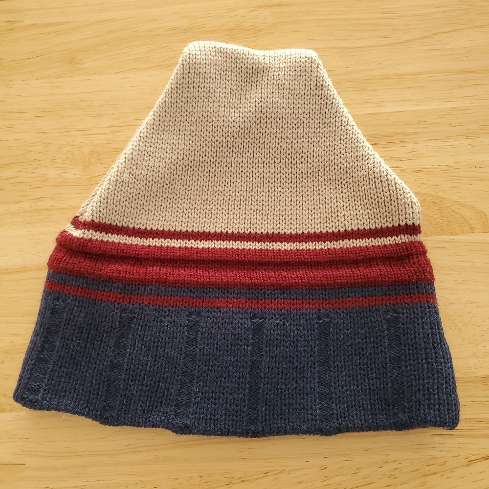 Wigwam Beanie Tan Red And Blue